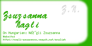 zsuzsanna nagli business card